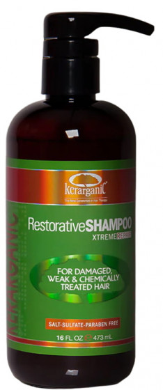 Kerarganic Restorative Extreme Repair - Безсульфатний шампунь для пошкодженого волосся