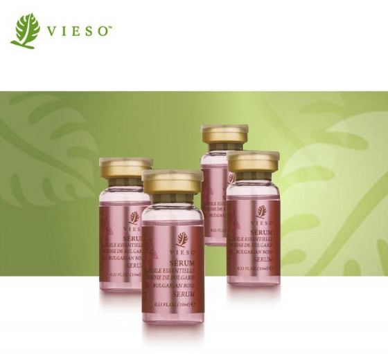 Vieso Bulgarian Rose Serum - Сироватка для кучерявого волосся з олією болгарської троянди - 1