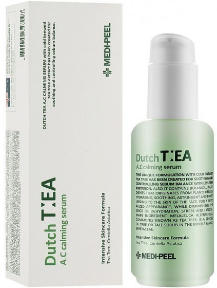 Medi Peel Dutch Tea A.C Calming Serum - Заспокійлива сироватка для обличчя з чайним деревом - 1