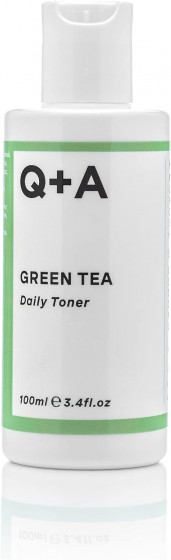 Q+A Green Tea Daily Toner - Заспокійливий тонер для обличчя із зеленим чаєм