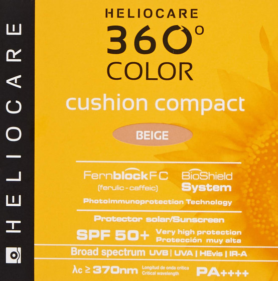 Cantabria Heliocare 360º Color Cushion Compact SPF50+ - Сонцезахисна компактна пудра - 5