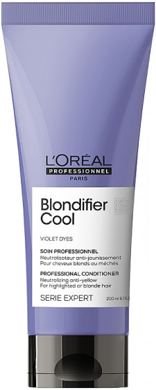 L'Oreal Professionnel Serie Expert Blondifier Cool Conditioner - Кондиціонер для нейтралізації небажаної жовтизни волосся