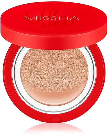 Missha Velvet Finish Cushion SPF 50+/PA+++ - Тональний кушон для обличчя з матовим фінішем