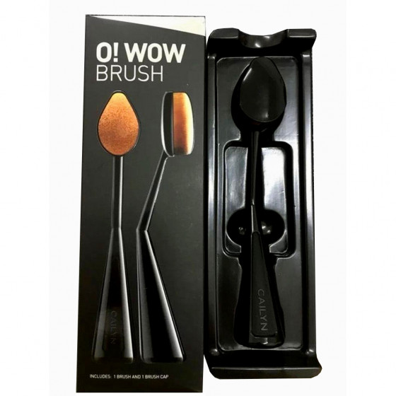 Cailyn O! Wow Brush With Oval Cap - Пензлик для нанесення тону - 3