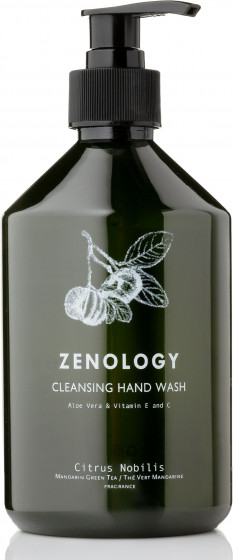 Zenology Cleansing Hand Wash Mandarin Green Tea - Рідке мило для рук