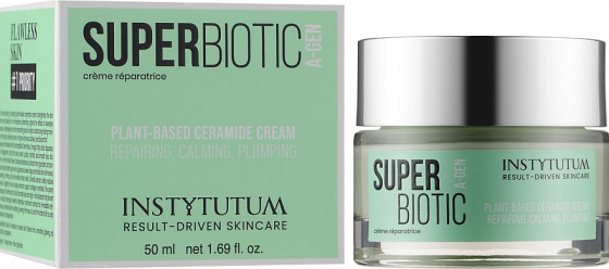 Instytutum SuperBiotic Plant-Based Ceramide Cream - Відновлюючий крем для обличчя - 1