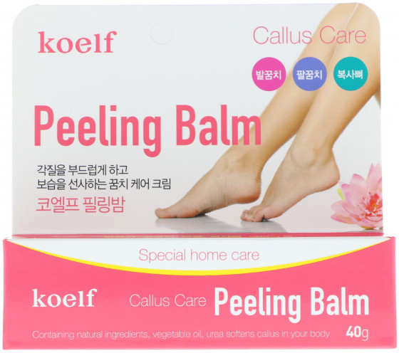 Petitfee & Koelf Peeling Balm - Пілінг-бальзам для грубої шкіри ніг, рук і ліктів