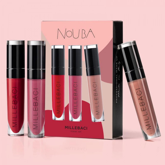 Nouba Millebaci Travel Colorful Set - Набір стійких помад - 1