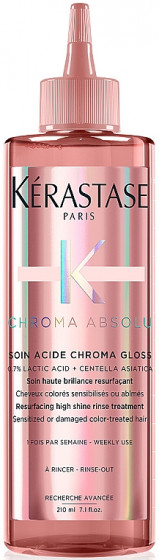 Kerastase Chroma Absolu Soin Acide Chroma Gloss - Флюїд для інтенсивного блиску та гладкості фарбованого чутливого та пошкодженого волосся