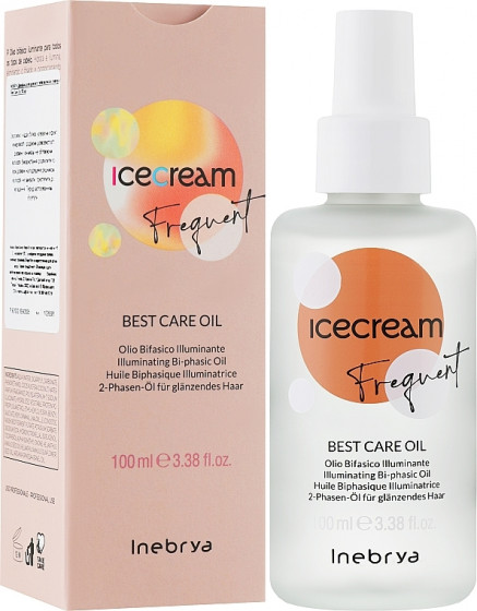 Inebrya Ice Cream Frequent Best Care Oil - Двофазне масло для всіх типів волосся - 1