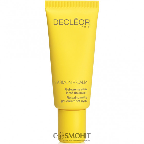 Decleor Harmonie Calm Relaxing Milky Gel-Cream For Eyes - Молочний крем-гель для чутливої ​​шкіри очей