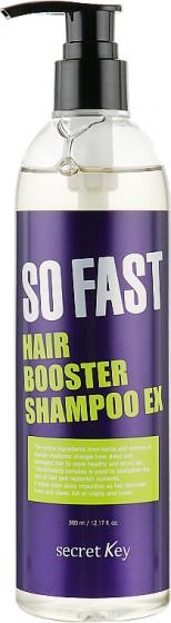 Secret Key So Fast Hair Booster Shampoo Ex - Шампунь для швидкого росту волосся