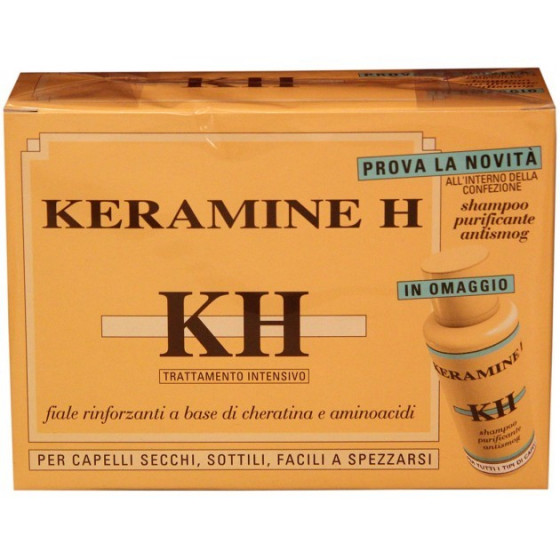 Keramine H Professional Reinforcing line Ivory - Набір Ампули для зміцнення волосся Бежеві