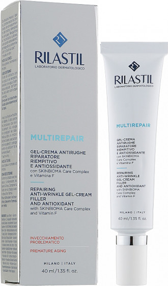 Rilastil Multirepair Repairing Anti-Wrinkle Gel-Cream - Антиоксидантний відновлюючий гель-крем філер проти зморшок - 1