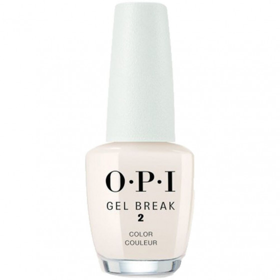 OPI Gel Break Lacquer Barely Beige - Зміцнююче кольорове покриття