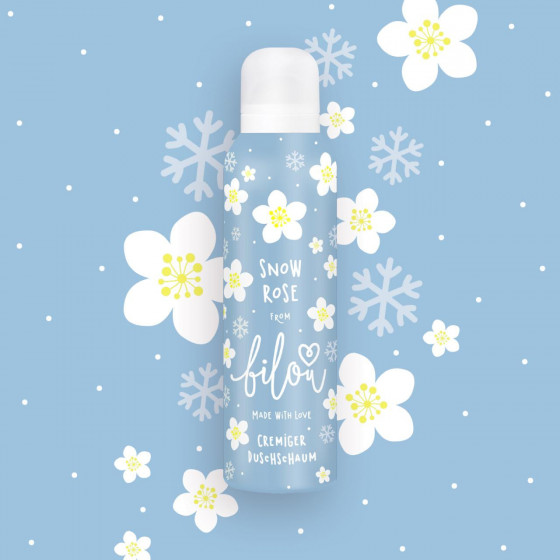 Bilou Snow Rose Shower Foam - Пінка для душу - 1