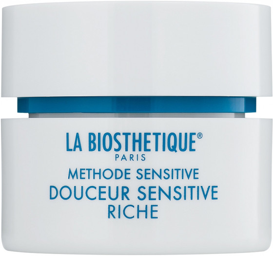 La Biosthetique Methode Sensitive Douceur Riche - Збагачений регенеруючий крем для сухої та дуже сухої чутливої ​​шкіри