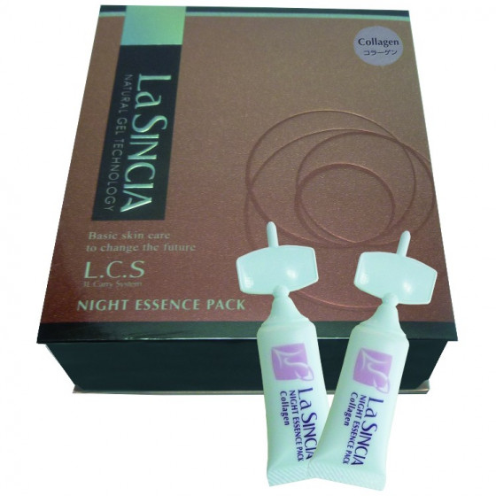 La Sincere Night Essence Pack Collagen - Нічна ліфтингова есенція Колаген L.C.S.