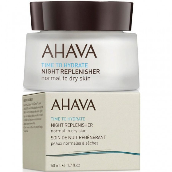 Ahava Time to Hydrate Night Replenisher - Крем нічний живильний для нормальної і сухої шкіри - 1