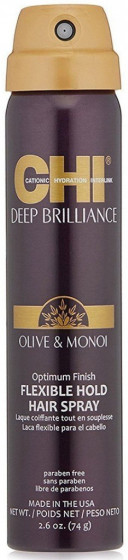 CHI Deep Brilliance Flexible Hold Hairspray - Лак для волосся