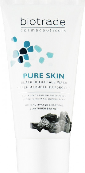 Biotrade Pure Skin Black Detox Face Wash - Чорний гель-детокс для вмивання
