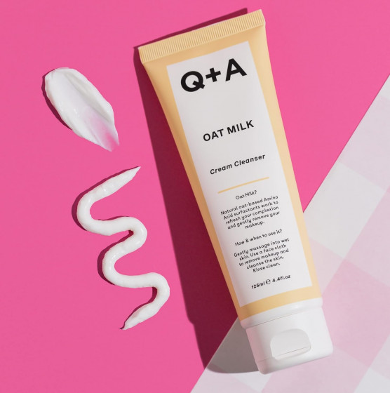 Q+A Oat Milk Cream Cleanser - Очищувальний засіб з вівсяним молочком - 3