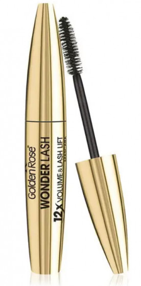 Golden Rose Wonder Lash Mascara 12x Volume & Lash Lift - Туша для вій Об'єм та вигин