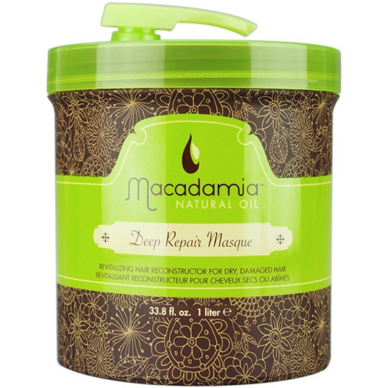 Macadamia Natural Oil Deep Repair Masque 30 мл - Маска поновлююча інтенсивної дії з олією арганы і макадамии
