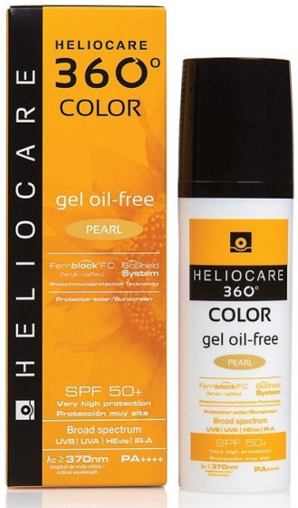 Cantabria Heliocare 360º Color Gel Oil-Free Sunscreen SPF50+ - Сонцезахисний гель з тоном на водній основі