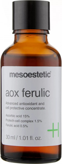 Mesoestetic AOX Ferulic Serum - Антиоксидантна сироватка з феруловою кислотою та вітаміном С - 1