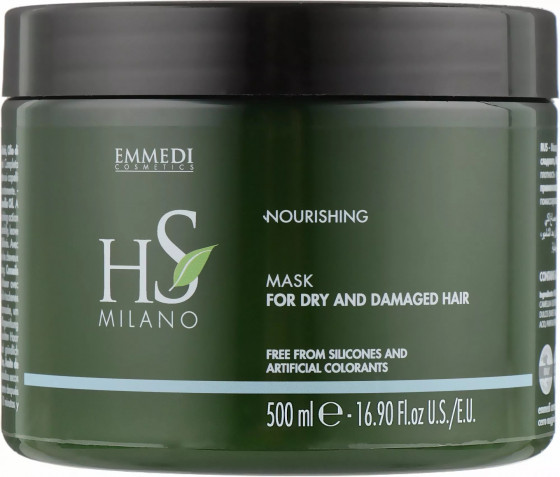 HS Milano Emmedi Secchi E Sfibrati Nourishing Mask - Живильна маска для сухого волосся