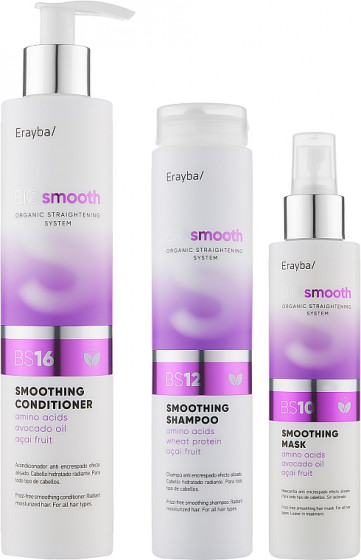 Erayba Bio Smooth Smoothing After Care - Набір для випрямлення волосся