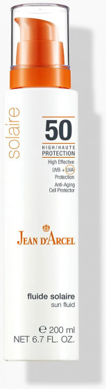 Jean D'Arcel Fluide Solaire SPF50 - Сонцезахисний флюїд з ектоїном