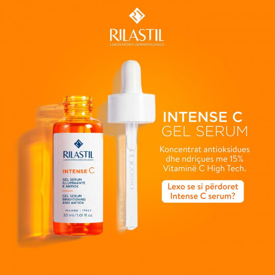 Rilastil Intense C Gel Serum - Антиоксидантна освітлююча гель-сироватка з вітаміном С - 5