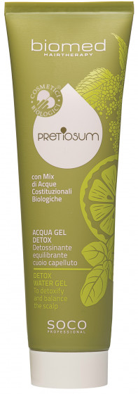 Biomed Pretiosum Acqua Gel Detox - Аква-гель детокс для відновлення балансу шкіри голови
