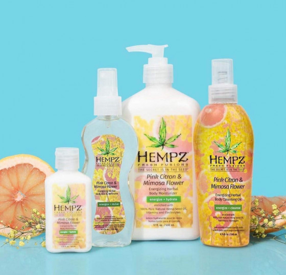 Hempz Fresh Fusions Pink Citron & Mimosa Flower Energizing Herbal Body Moisturizer - Молочко для тіла "Рожевий лимон-Мімоза" - 2