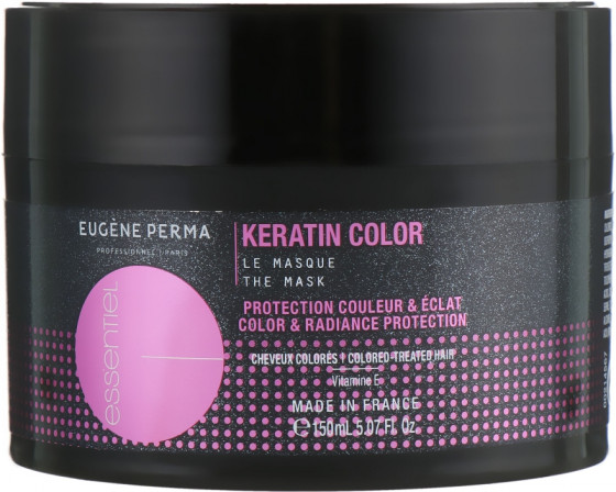 Eugene Perma Essentiel Keratin Color Mask - Маска з кератином для фарбованого волосся