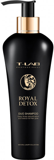 T-LAB Professional Royal Detox Duo Shampoo - Дуо-шампунь для королівської гладкості і абсолютної детоксикації