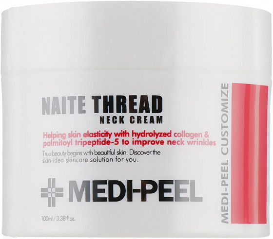 Medi Peel Naite Thread Neck Cream - Ліфтинг-крем для шиї з пептидним комплексом