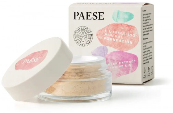 Paese Minerals Illuminating Foundation - Мінеральна розсипчаста світловідбивна пудра