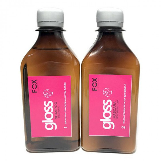 Fox Professional Gloss - Набор "Лінія Випрямлення і реконструкції усіх типів волосся"