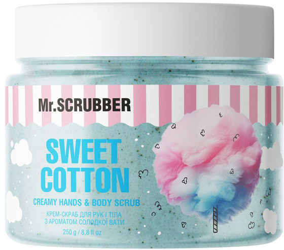 Mr.Scrubber Sweet Cotton Creamy Hands & Body Scrub - Крем-скраб для рук і тіла з ароматом солодкої вати