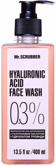 Mr.Scrubber Hyaluronic Acid Face Wash 0.3% - Гель для вмивання з гіалуроновою кислотою