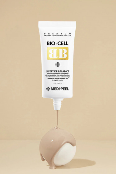 Medi Peel Bio-Cell BB-Cream - Відновлюючий ВВ-крем з пептидами - 2