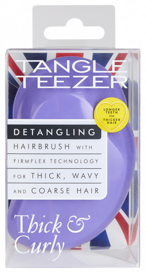 Tangle Teezer The Original Thick & Curly Lilac Fondant - Гребінець для волосся - 4