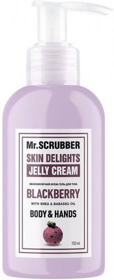 Mr.Scrubber Skin Delights Body&Hands Jelly Cream "Blackberry" - Крем-гель для тіла та рук