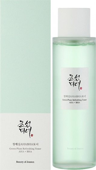 Beauty of Joseon Green Plum Refreshing Toner AHA+BHA - Освіжаючий тонер для обличчя із зеленою сливою та кислотами - 1