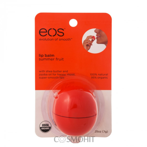 EOS Smooth Sphere Lip Balm (Summer Fruit) - Бальзам для губ "Літні фрукти" - 2