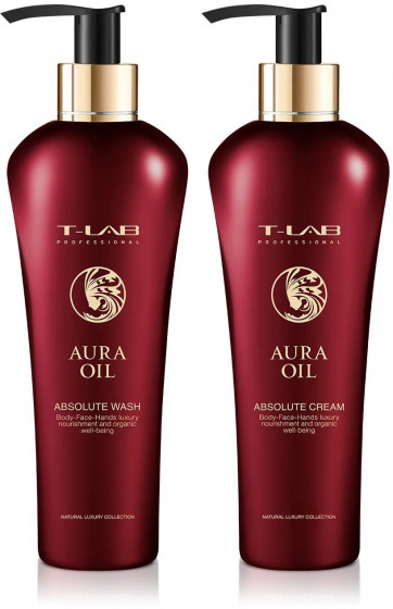 T-LAB Professional Aura Oil Absolute Wash - Шампунь-гель для волосся та тіла - 1