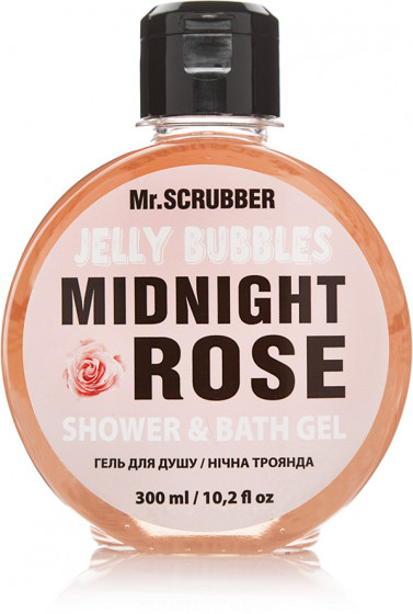 Mr.Scrubber Jelly Bubbles Shower & Bath Gel "Midnight Rose" - Гель для душу